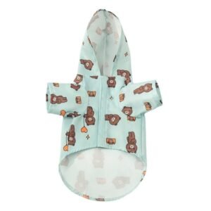 Chaqueta impermeable para perro colores pasteles